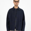 Sovracamicia Travail Navy -Obey Negozio universal works sovracamicia travail navy1